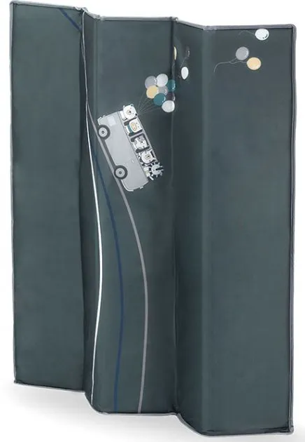 Манеж MoMi MAMU grey